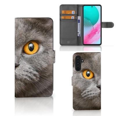 Telefoonhoesje | Met pasjeshouder | Samsung Galaxy M54 Britse Korthaar