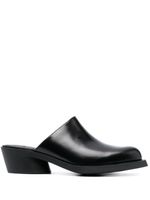 Camper mules Bonnie en cuir 50 mm - Noir