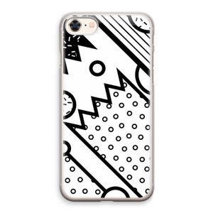Pop Art #4: iPhone 8 Transparant Hoesje