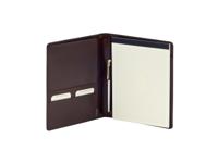 Schrijfmap van der spek a5 buffelleer bruin