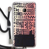 Marrakech print: HTC U Play Transparant Hoesje met koord