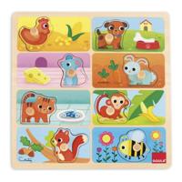 Houten Kinderpuzzel Goula My Favourite Food Hout