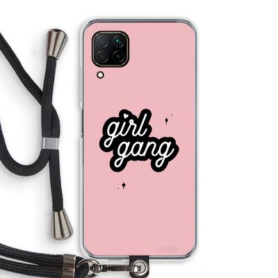Girl Gang: Huawei P40 Lite Transparant Hoesje met koord
