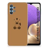 Samsung Galaxy A32 5G Telefoonhoesje met Naam Baby Hyena