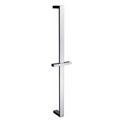 Wiesbaden Rombo glijstang 70 cm vierkant chroom
