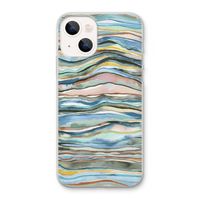 Watercolor Agate: iPhone 13 Transparant Hoesje