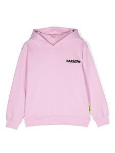 Barrow kids hoodie à logo imprimé - Rose