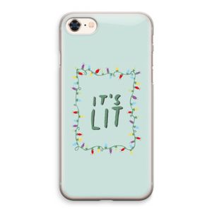 It's Lit: iPhone 8 Transparant Hoesje