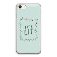 It's Lit: iPhone 8 Transparant Hoesje It's Lit: iPhone 8 Transparant Hoesje