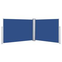 vidaXL Windscherm uittrekbaar 100x1000 cm blauw - thumbnail