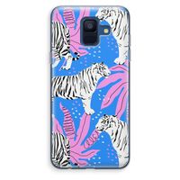 Tijger: Samsung Galaxy A6 (2018) Transparant Hoesje Tijger: Samsung Galaxy A6 (2018) Transparant Hoesje