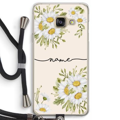 Daisies: Samsung Galaxy A3 (2016) Transparant Hoesje met koord
