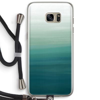 Ocean: Samsung Galaxy S7 Edge Transparant Hoesje met koord