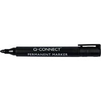 Q-CONNECT permanente marker, 2-3 mm, ronde punt, zwart