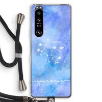 Sterrenbeeld - Licht: Sony Xperia 1 III Transparant Hoesje met koord