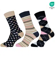 Gianvaglia 3-paar dames sokken  - Katoen - thumbnail