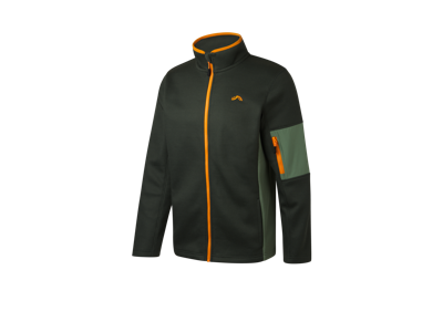 CRIVIT Heren fleece jas (Groen, XL)
