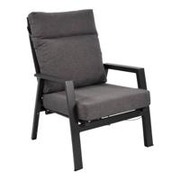 Lesli Living Ohio loungestoel tuin verstelbaar | textile + aluminium |