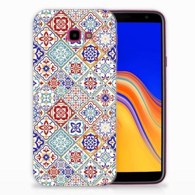 Samsung Galaxy J4 Plus (2018) | TPU | Siliconen hoesje | Tiles Color Samsung Galaxy J4 Plus (2018) | TPU | Siliconen hoesje | Tiles Color