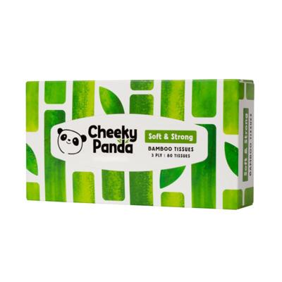 The Cheeky Panda Bamboo tissues box 3laags