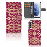 Wallet Case Samsung Galaxy S22 Barok Pink