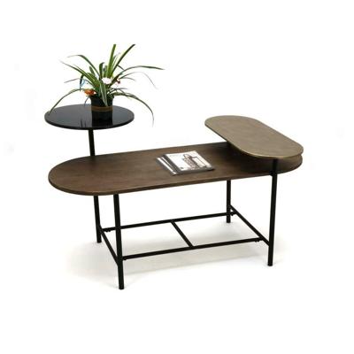 Hoofdtafel DKD Home Decor 116 x 76 x 64 cm Metaal Aluminium Hout MDF