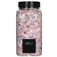 Decoratie/hobby steentjes - roze - 650 ml - 5-8 mm - stenen -decoratiesteentjes