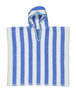 Badponcho - Blauw