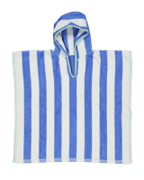 Badponcho - Blauw