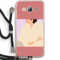 Cosy: Samsung Galaxy J3 (2016) Transparant Hoesje met koord