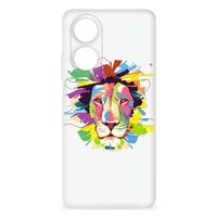 OPPO A58 4G Telefoonhoesje met Naam Lion Color - thumbnail
