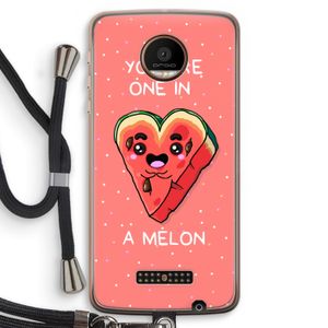 One In A Melon: Motorola Moto Z Force Transparant Hoesje met koord