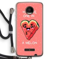 One In A Melon: Motorola Moto Z Force Transparant Hoesje met koord