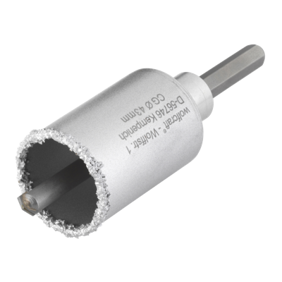 Wolfcraft Boorkroon | HM | Met schacht en boor | Ø43mm | 1 stuk - 3894000