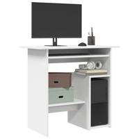 Bureau 80x45x74 cm bewerkt hout wit