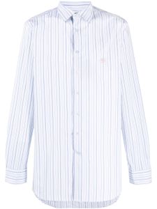 ETRO chemise en coton à logo brodé - Bleu