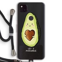 Avocuddle: Pixel 4a 5G Transparant Hoesje met koord