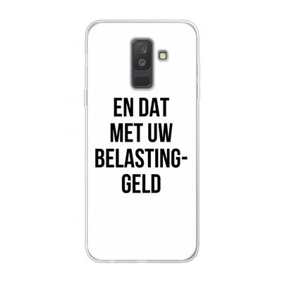 Belastinggeld: Samsung Galaxy A6 Plus (2018) Transparant Hoesje