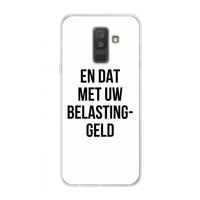 Belastinggeld: Samsung Galaxy A6 Plus (2018) Transparant Hoesje