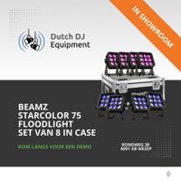 Beamz StarColor75 Floodlight set van 8 in case