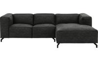 Goossens Bank Calvin grijs, micro leer, 2-zits, modern design