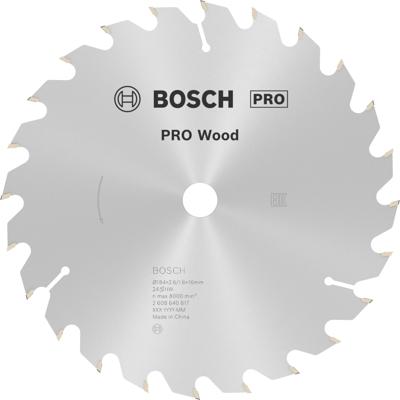 Bosch Accessoires Cirkelzaagblad Optiline Wood 184 x 16 x 2,6 mm, 24 1st - 2608640817