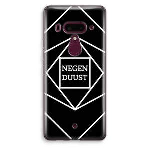 Negenduust geometrisch: HTC U12+ Transparant Hoesje