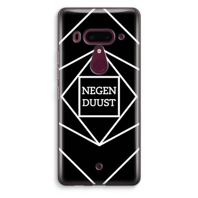 Negenduust geometrisch: HTC U12+ Transparant Hoesje