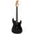 Fender Jim Root Stratocaster Flat Black EB elektrische gitaar met Deluxe Black Tweed koffer