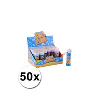 50 stuks voordelige kinder bellenblaas 50 ml