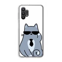 Cool cat: Samsung Galaxy A32 5G Transparant Hoesje