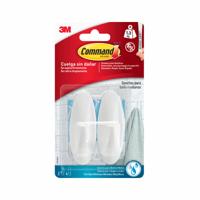 Haak voor ophanging 3M 1,3 kg Wit Metaal Plastic (2 Stuks) Haak voor ophanging 3M 1,3 kg Wit Metaal Plastic (2 Stuks)