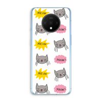 Meow: OnePlus 7T Transparant Hoesje