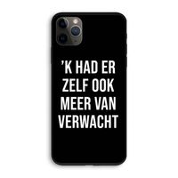 Meer verwacht - Zwart: iPhone 11 Pro Biologisch afbreekbaar hoesje